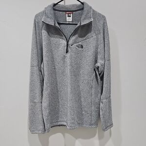 The North Face Heather Gray Fleece Pullover